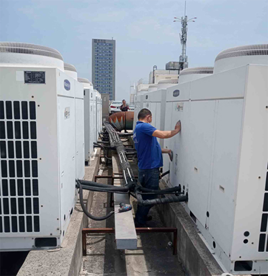 梨树中央空调制热和不制冷系统维修方法